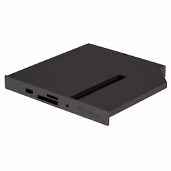 Silverstone FPS01-C, ports panneau I/O, USB 3.2 Gen 1 (3.1 Gen 1) Type-C, Noir, Plastique, 5 Gbit/s, MicroSD (TransFlash), Mi ...