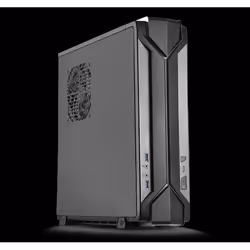 Silverstone RVZ03, Profile bas (Slimline), PC, Noir, Mini-DTX, Mini-ITX, Plastique, Acier, 8,3 cm