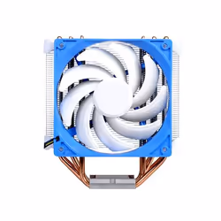 Silverstone AR03 Processeur Refroidisseur 12 cm Bleu, Blanc