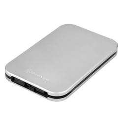 Silverstone MMS02C Boîtier disque dur/SSD Aluminium, Noir 2.5"