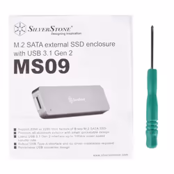 Silverstone MS09 Enceinte ssd Argent M.2 - Vue supplémentaire 11
