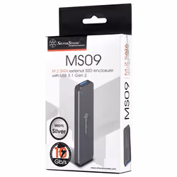 Silverstone MS09 Enceinte ssd Argent M.2 - Vue supplémentaire 12