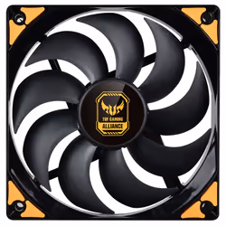 Silverstone AR01 Processeur Refroidisseur 12 cm Aluminium, Noir, Jaune - Vue supplémentaire 10