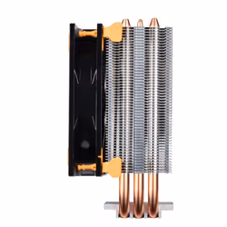 Silverstone AR01 Processeur Refroidisseur 12 cm Aluminium, Noir, Jaune - Vue supplémentaire 7