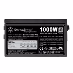 Silverstone SST-ST1000-PTS unité d'alimentation d'énergie 1000 W 20-pin ATX ATX Noir