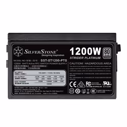 Silverstone ST1200-PTS unité d'alimentation d'énergie 1200 W 20+4 pin ATX ATX Noir