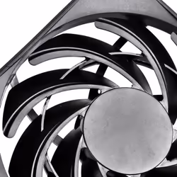 Silverstone SST-FN124B système de refroidissement d’ordinateur Ventilateur 12 cm Noir