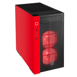 Silverstone RL08 Tower Noir, Rouge
