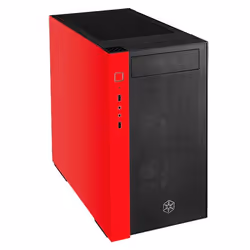 Silverstone RL08 Tower Noir, Rouge
