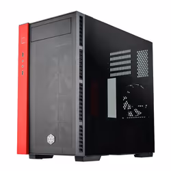 Silverstone RL08 Tower Noir, Rouge