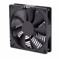 Silverstone Air Penetrator 120i PRO, Refroidisseur d'air, 12 cm, 2000 tr/min, 38,9 dB, 74 cfm, Noir