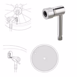 Adaptateur de valve Topeak Pressure-Rite Presta