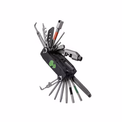 Topeak ALiEN X, Outils de bicyclette, Multi-outils vélo, Noir, Sulfate de chondroïtine, Polymère, T10, T15, T20, T25, T30, 1. ...