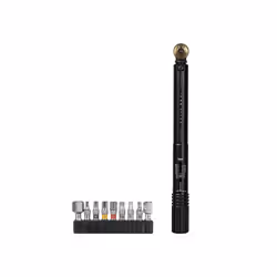 Topeak Torq Stick 4-20 Nm, Outils de bicyclette, Clés torx pour vélo, Noir, Aluminium, Polymère, Acier, T20, T25, T30, 3,4,5, ...