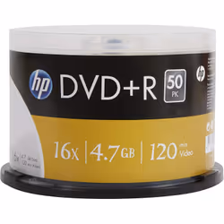 HP DRE00026 DVD vierge 4,7 Go DVD+R 50 pièce(s)