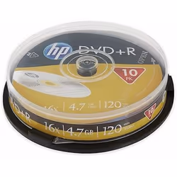 HP 8995398, DVD+R, 10 pièce(s), 4,7 Go