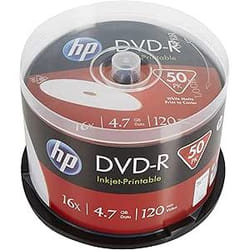 HP DME00025WIP DVD vierge 4,7 Go DVD+R 50 pièce(s)