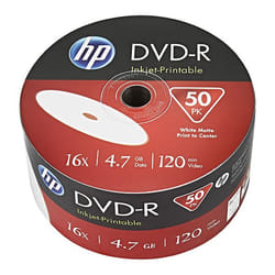 HP DME00070WIP DVD vierge 4,7 Go DVD+R 50 pièce(s)