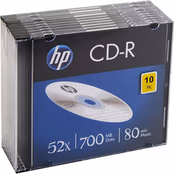HP CRE00085, 52x, CD-R, 700 Mo, 10 pièce(s)