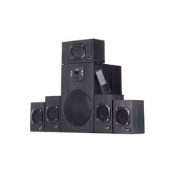 Genius Computer Technology SW-HF 5.1 4500, 5.1 canaux, 125 W, Noir, 45 W