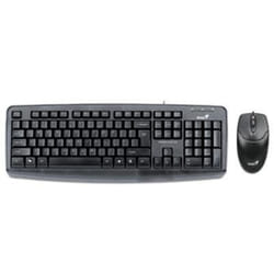 Genius Computer Technology KM-110X clavier Souris incluse USB Noir