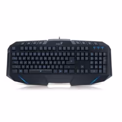 Genius Computer Technology KB-G265, Avec fil, USB, Clavier mécanique, QWERTY, LED, Noir