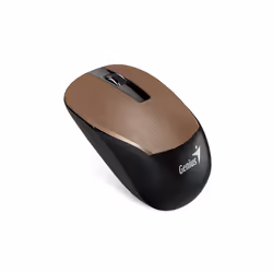 Genius Computer Technology NX-7015, Ambidextre, BlueEye, RF sans fil, 1600 DPI, Noir, Marron