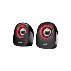 Genius Computer Technology SP-Q160, 1-voie, 2.0 canaux, Avec fil, 6 W, 150 - 20000 Hz, Noir, Rouge