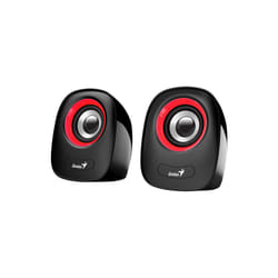 Genius Computer Technology SP-Q160 haut-parleur 1-voie Noir, Rouge Avec fil 6 W