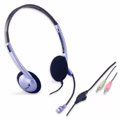 Genius Computer Technology HS-02B Stereo Headset, Avec fil, Bureau/Centre d'appels, Casque