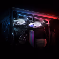 XPG Vento Pro Boitier PC Ventilateur 12 cm Noir, Blanc