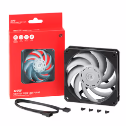 XPG Vento Pro Boitier PC Ventilateur 12 cm Noir, Blanc - Vue supplémentaire 4