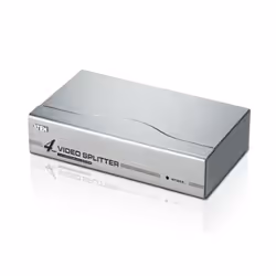 ATEN Séparateur VGA 4 ports (350MHz), VGA, 4x VGA, 1920 x 1440 pixels, Argent, Métal, 30 m