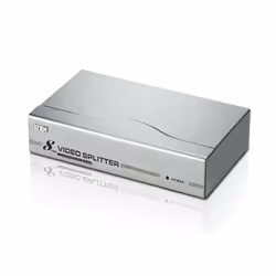 ATEN Séparateur VGA 8 ports (350MHz), VGA, 8x VGA, 1920 x 1440 pixels, Argent, Métal, 30 m