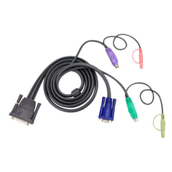 ATEN 2L-1701P câble kvm 1,8 m