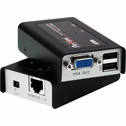 ATEN Extension Mini KVM Cat 5 VGA USB (1280 x 1024@100m), Émetteur et récepteur, Avec fil, 100 m, Cat5, 1920 x 1200 pixels, N ...