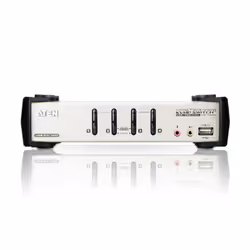ATEN Commutateur KVMP™ VGA/audio PS/2-USB 4 ports avec OSD