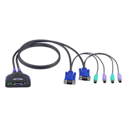 ATEN CS62S commutateur écran, clavier et souris Noir