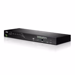 ATEN Commutateur KVM VGA USB PS/2 8 ports avec port de connexion en chaîne avec prise en charge des périphériques USB, 2048 x ...