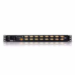 ATEN CL5716M commutateur écran, clavier et souris Grille de montage Noir