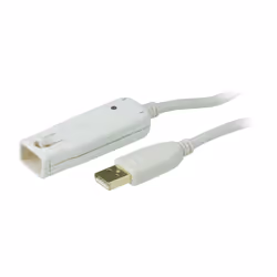 ATEN Rallonge USB 2.0 - 12m, 12 m, USB A, USB A, USB 2.0, 480 Mbit/s, Blanc