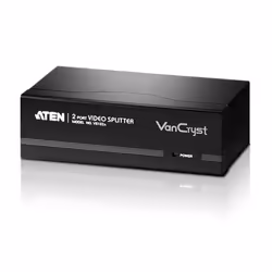 ATEN Séparateur VGA 2 ports (450MHz), VGA, 2x VGA, 2048 x 1536 pixels, Noir, Métal, QXGA