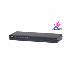 ATEN Commutateur KVM (DisplayPort, HDMI, DVI, VGA) multi-interface Cat 5 à 8 ports, 1920 x 1200 pixels, Ethernet/LAN, WUXGA,  ...