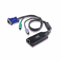 ATEN Adaptateur KVM VGA PS/2, PS/2, PS/2, VGA, Multicolore, RJ-45, 1 x RJ-45