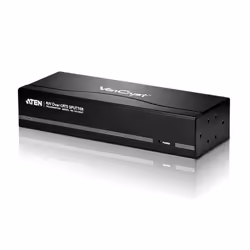 ATEN Séparateur VGA/audio Cat 5 4 ports, VGA, VGA, 1920 x 1200 pixels, Noir, Métal, 300 m