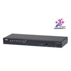 ATEN Commutateur KVM 8 ports Multi-Interface Cat 5 sur IP accès de partage 1 local/distant