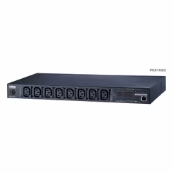 ATEN PDU écologique avec compteur et commutation 1U 8 sorties 15A/10A, Avec mesure en ligne, Commutable, 1U, horizontale, Mét ...