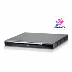 ATEN Commutateur KVM 16 ports Multi-Interface Cat 5 sur IP accès de partage 1 local/4 distants, 1920 x 1200 pixels, Ethernet/ ...