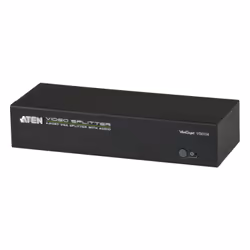 ATEN VS0104, VGA, 4x VGA, 1920 x 1440 pixels, Noir, 76,1 x 200 x 44 mm, 680 g