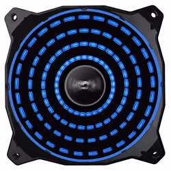 LEPA LPCPA12P Boitier PC Ventilateur 12 cm Noir, Bleu